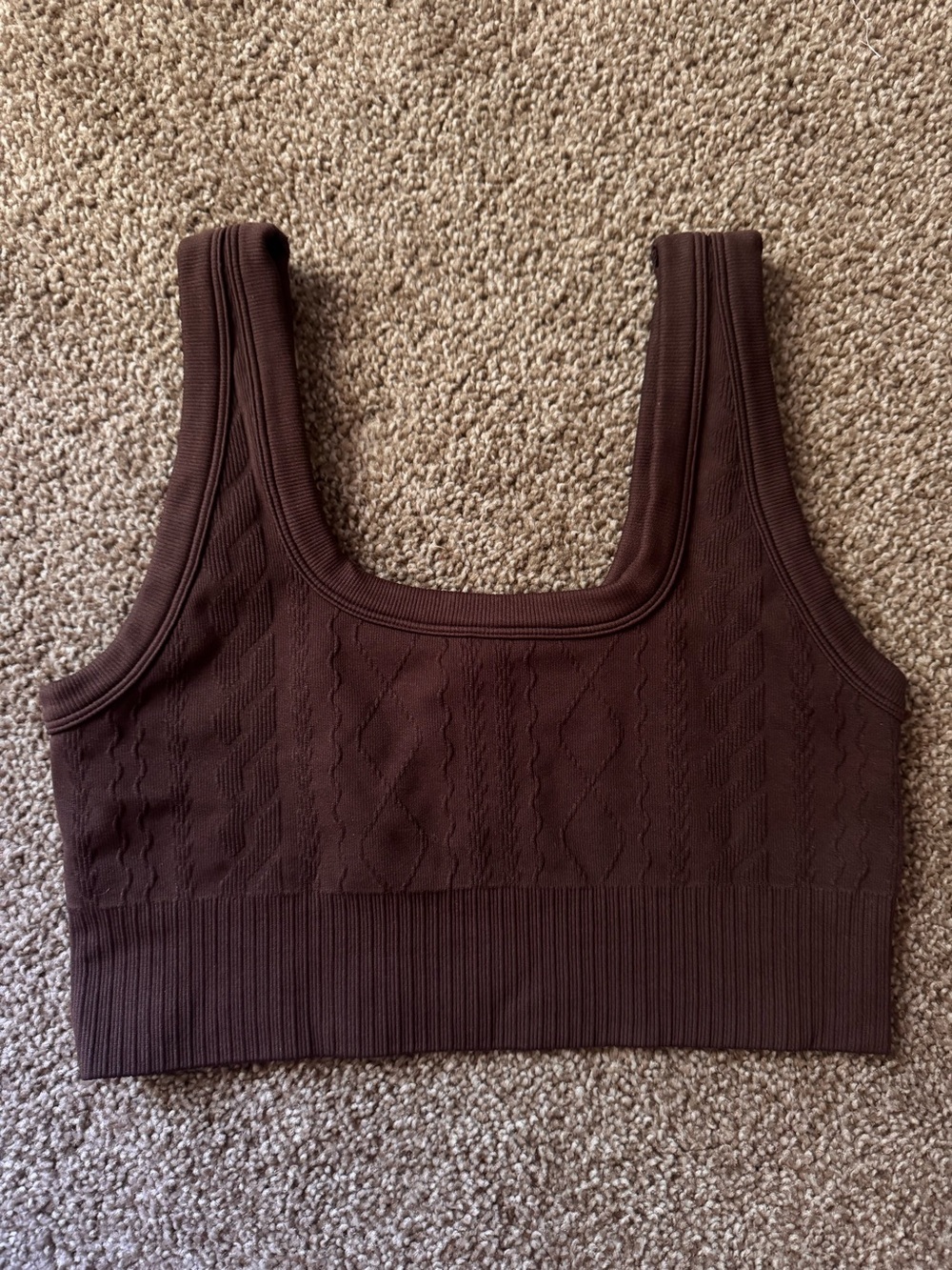 JoyLab brown sports bra